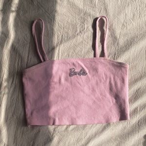 Pink Barbie crop top